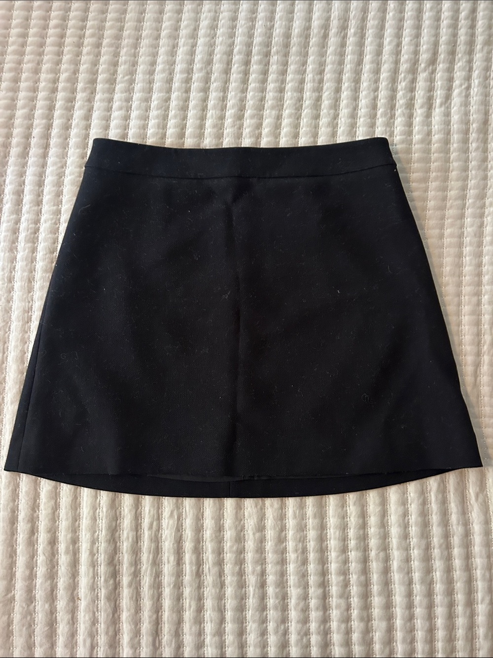 Express Black A-Line Mini Skirt